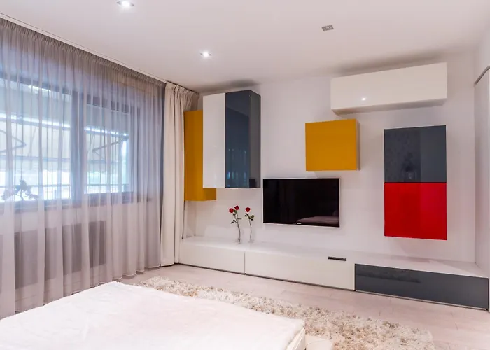 Apartmán Luxury Herastrau Nord- 240 Sqm - Spa, Pool & Gym Access